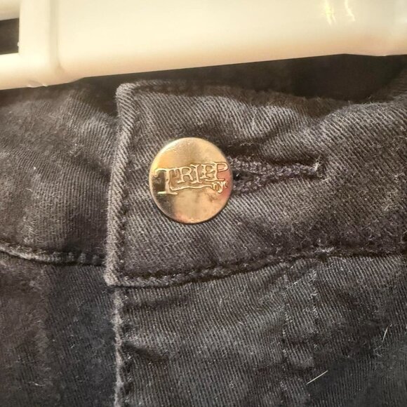 Black Vintage Tripp NYC Skinny Jeans w/Skull Details Sz 16 - Picture 4 of 7